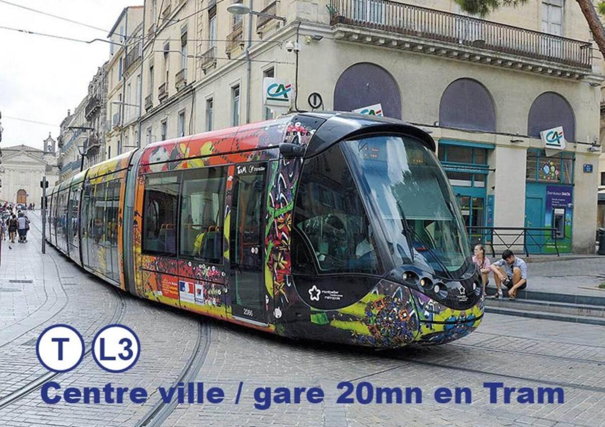 Montpellier Studio Climatise Extérieur photo
